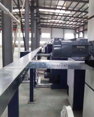 Double head flat wire machine